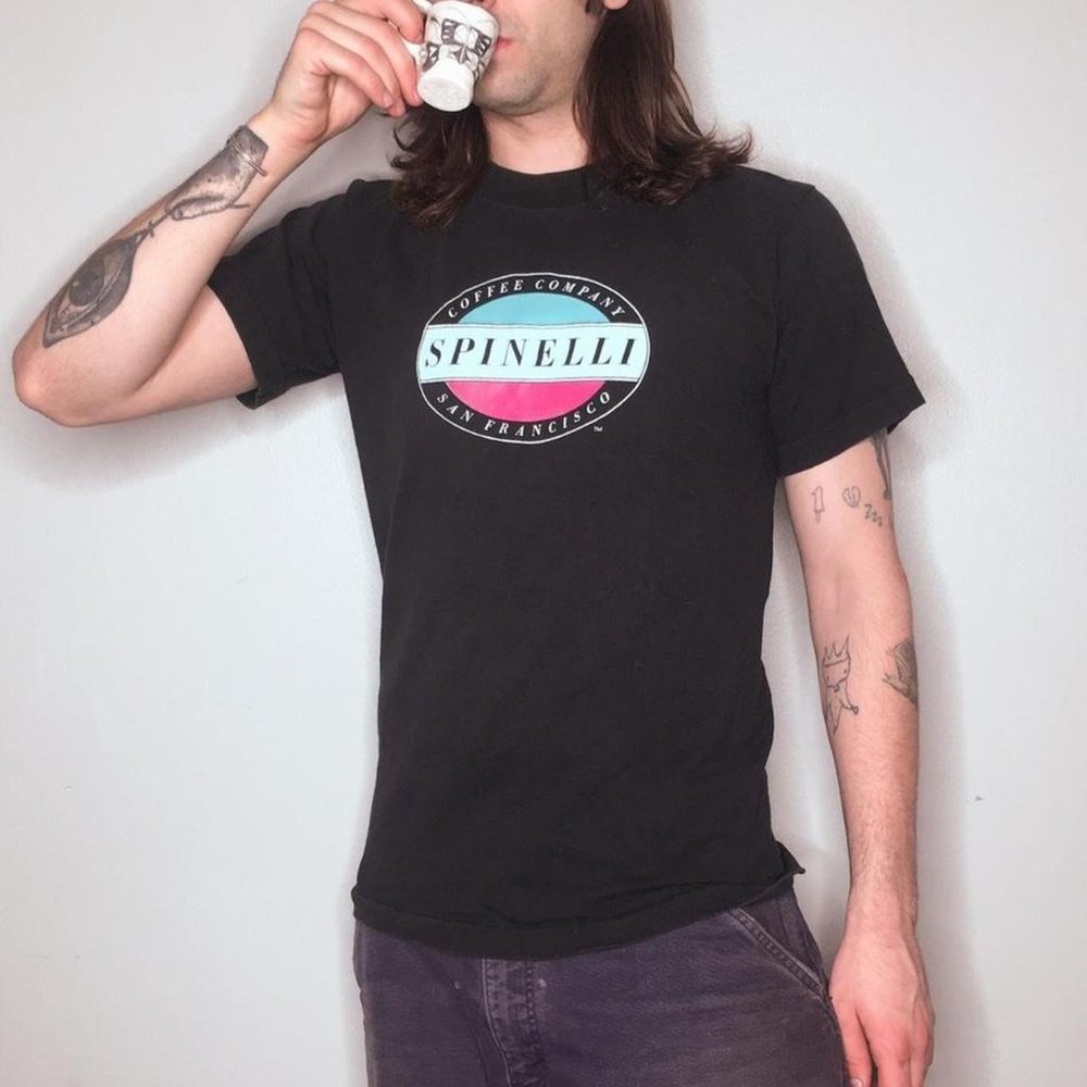Vintage Spinelli coffee t shirt